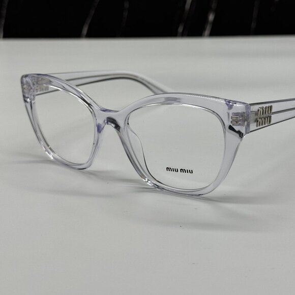 NEW MIU MIU MU05XV 15Z1O1 CAT EYE WOMEN EYEGLASSES VMU 05X 15Z1O1, MU 05XV - Picture 7 of 10